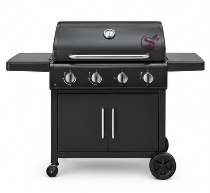 Skoopsi 4-Burner Propane Gas BBQ Grill with Cabinet